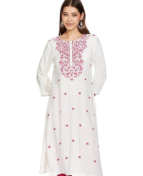 Amazon Brand - Myx Women's Embroidered Straight Fit Suit