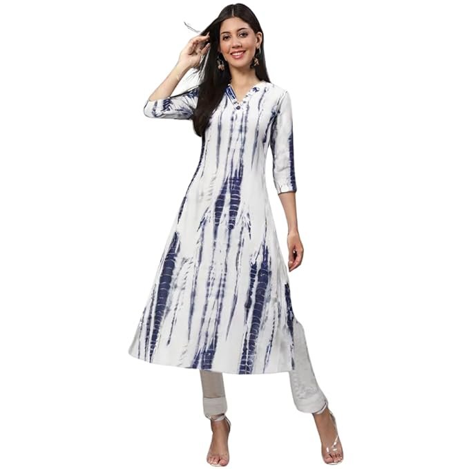 Bollyclues Women's Printed Crepe Straight Printed Suit(BC-TE)