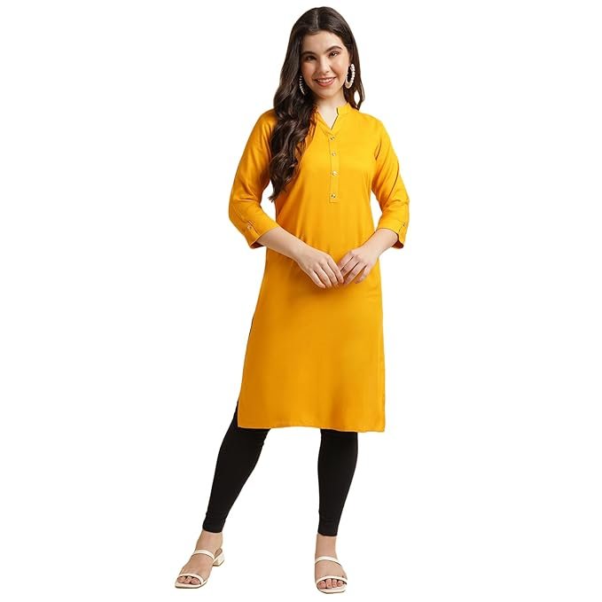 women's Rayon Solid Plain Straight Suit