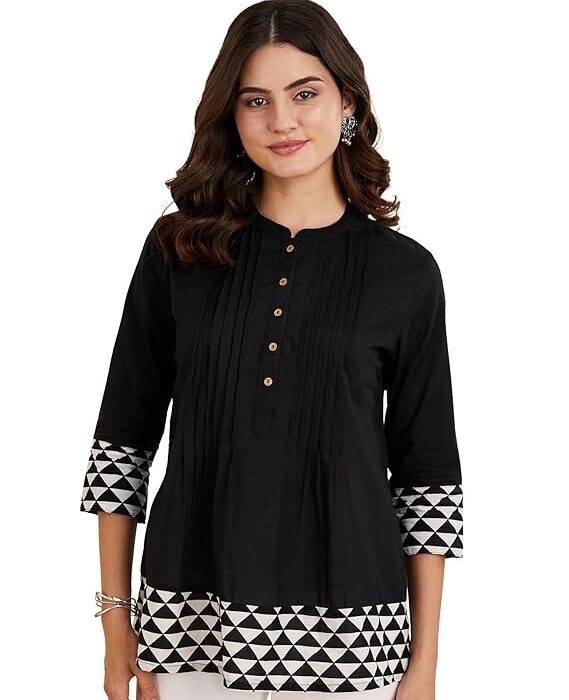 Women's Cotton Printed A-line Short Suit