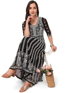 Women's Georgette Regular Fit Anarkali Suit