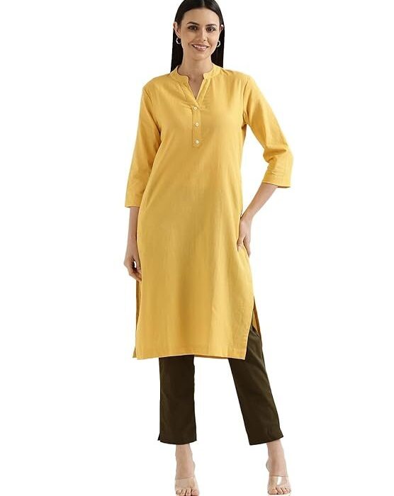 Women's Linen Straight Fit Straight Suit