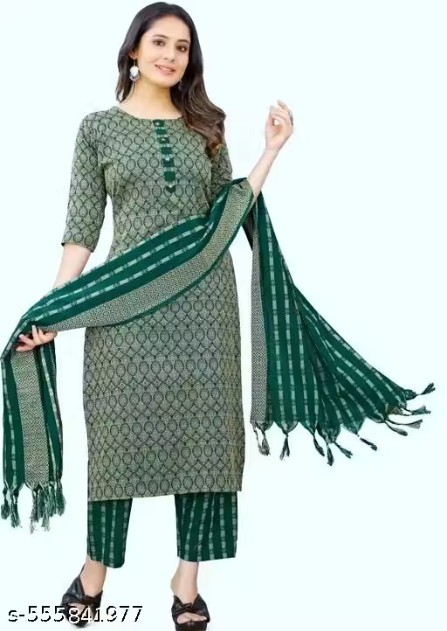 Kurti Pant and Dupatta Set