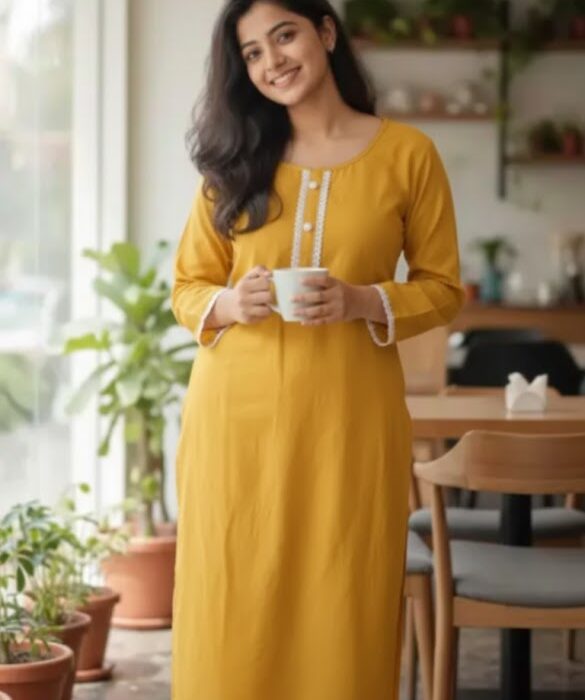 Women Wool Kurti Pant Set